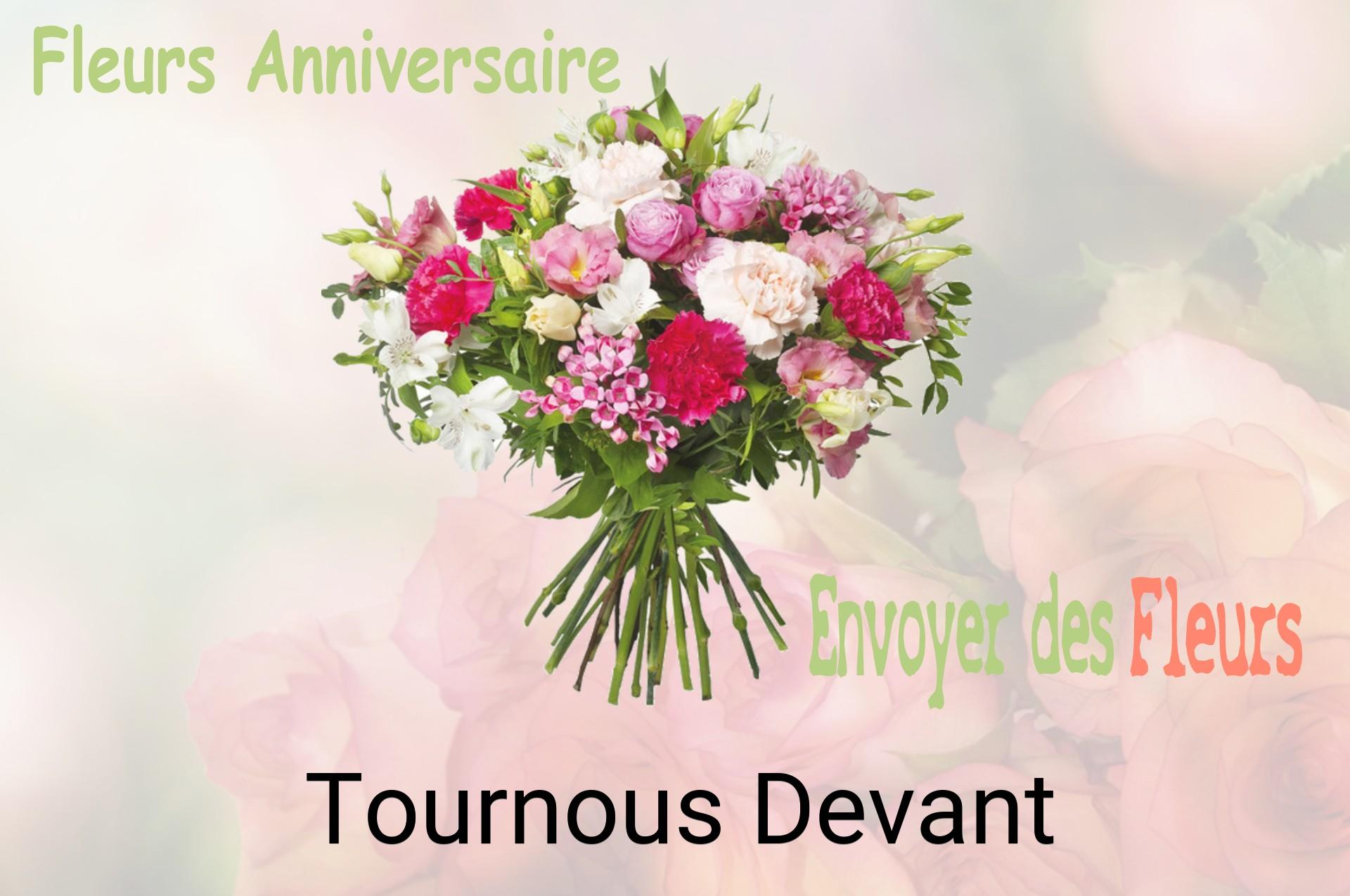 Bouquet de fleurs d’anniversaire livré à Tournous-Devant